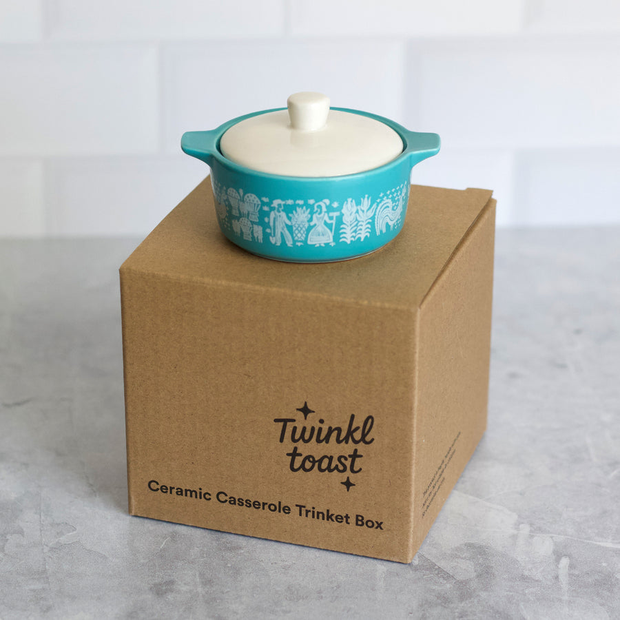 Pyrex-Inspired Gooseberry Casserole Ceramic Trinket Box – Twinkltoast