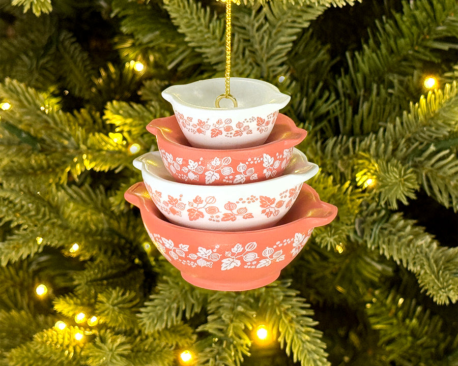 Mini Pyrex-Inspired Gooseberry Cinderella Bowl Ornament