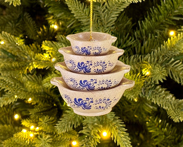 Mini Pyrex-Inspired Homestead Cinderella Bowl Ornament