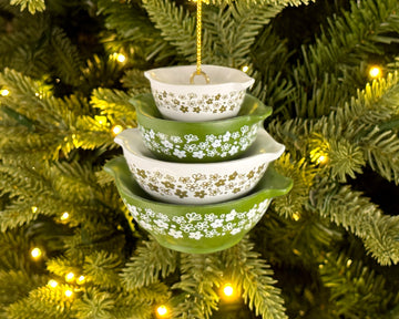 Mini Pyrex-Inspired Spring Blossom Cinderella Bowl Ornament