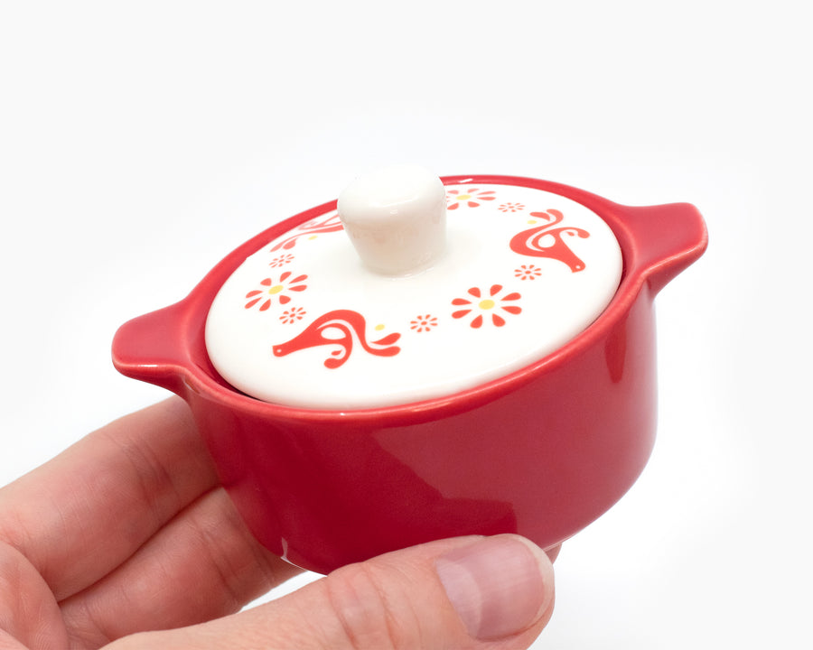 Set of 6 Pyrex-Inspired Ceramic Trinket Boxes, Collector’s Bundle ...