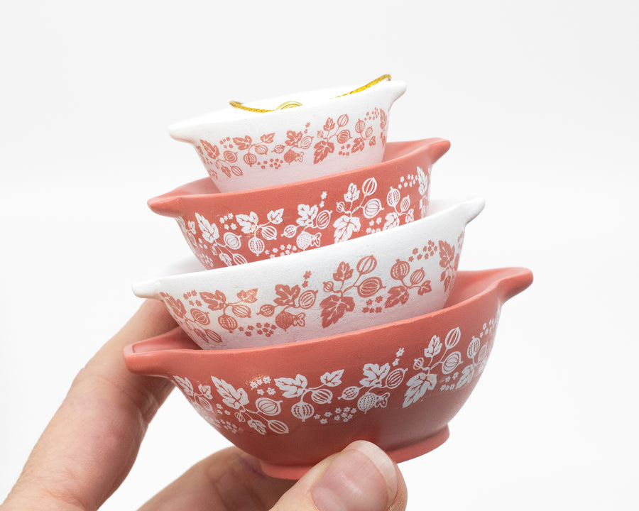 Mini Pyrex-Inspired Gooseberry Cinderella Bowl Ornament