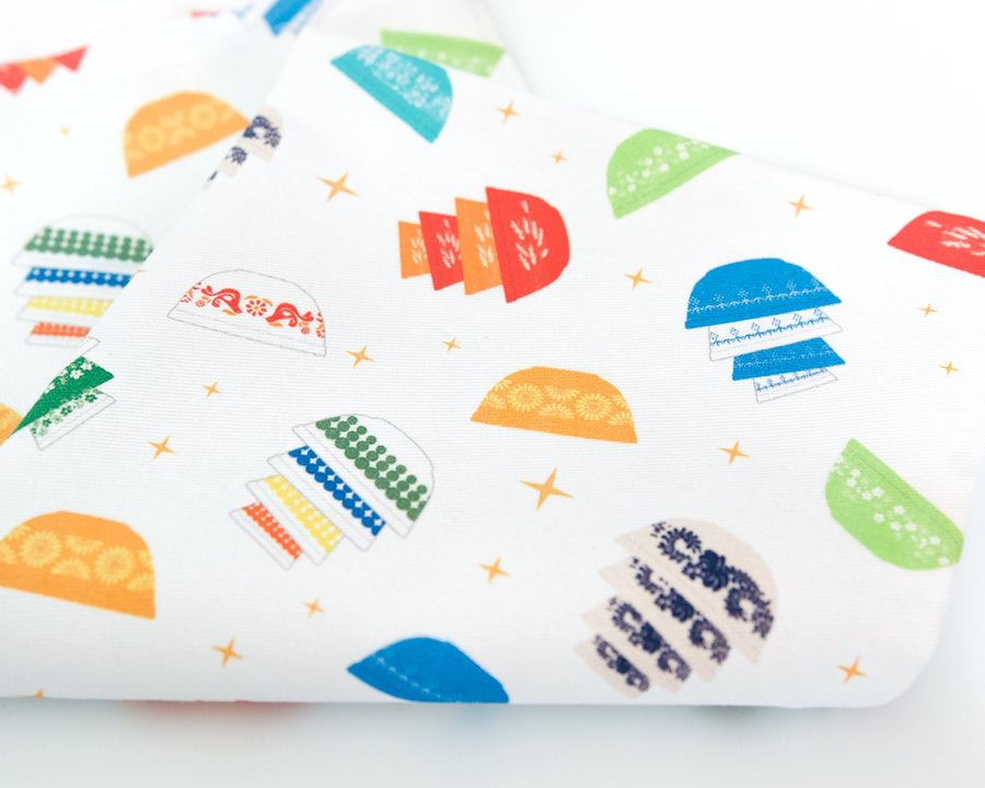 Pyrex-Inspired Sparkle Tea Towel – Retro Kitchen Gift