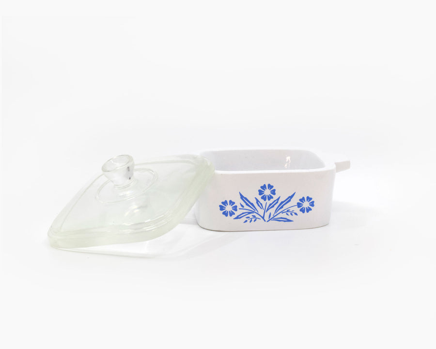 Mini Cornflower Trinket Box – Corning Ware–Inspired Casserole