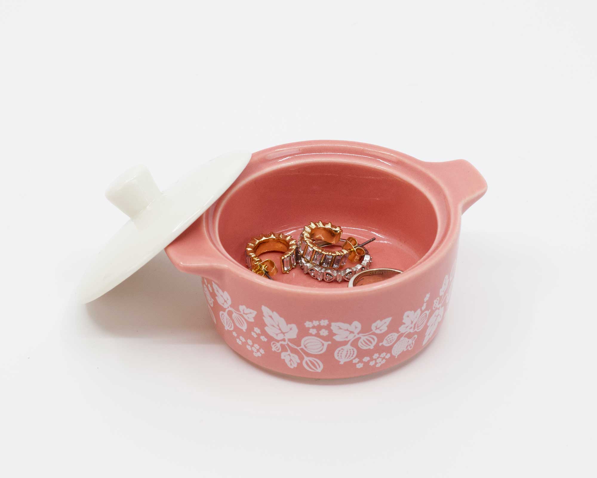 Set of 6 Pyrex-Inspired Ceramic Trinket Boxes, Collector’s Bundle ...