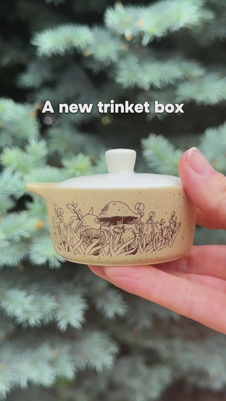 Pyrex-Inspired Forest Fancies Casserole Ceramic Trinket Box – Twinkltoast