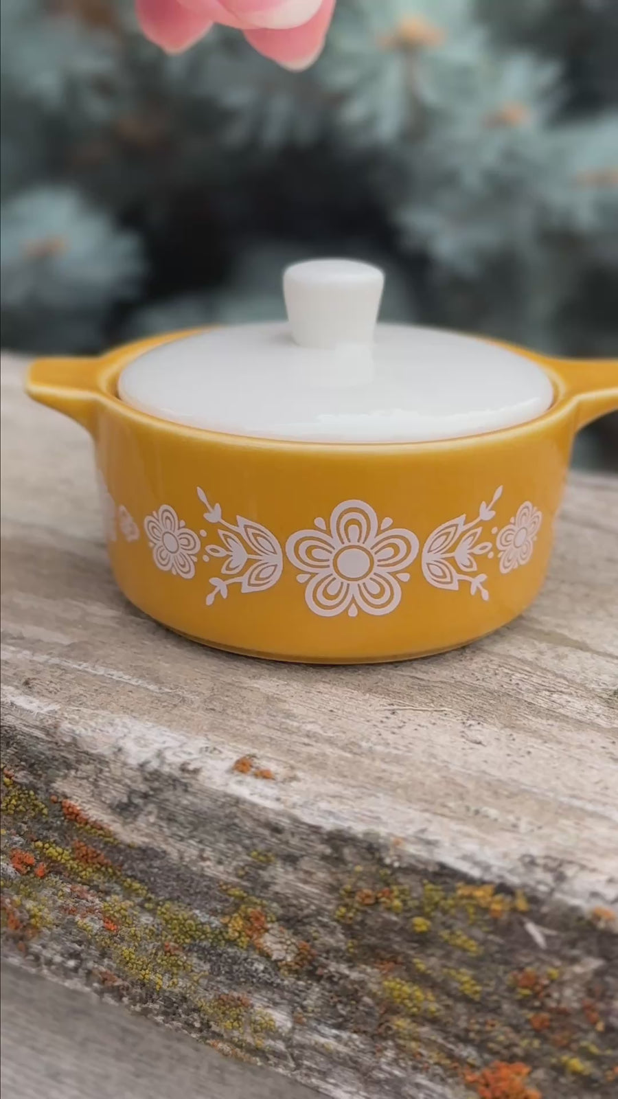 Pyrex-Inspired Butterfly Gold Casserole Ceramic Trinket Box – Twinkltoast
