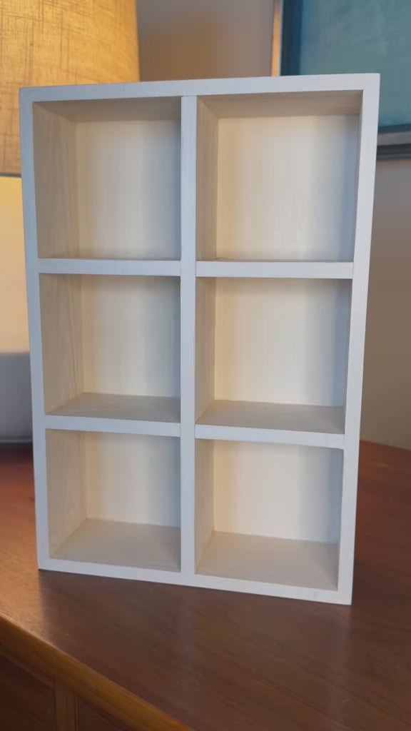 Solid Wood Ornament Display Shelf