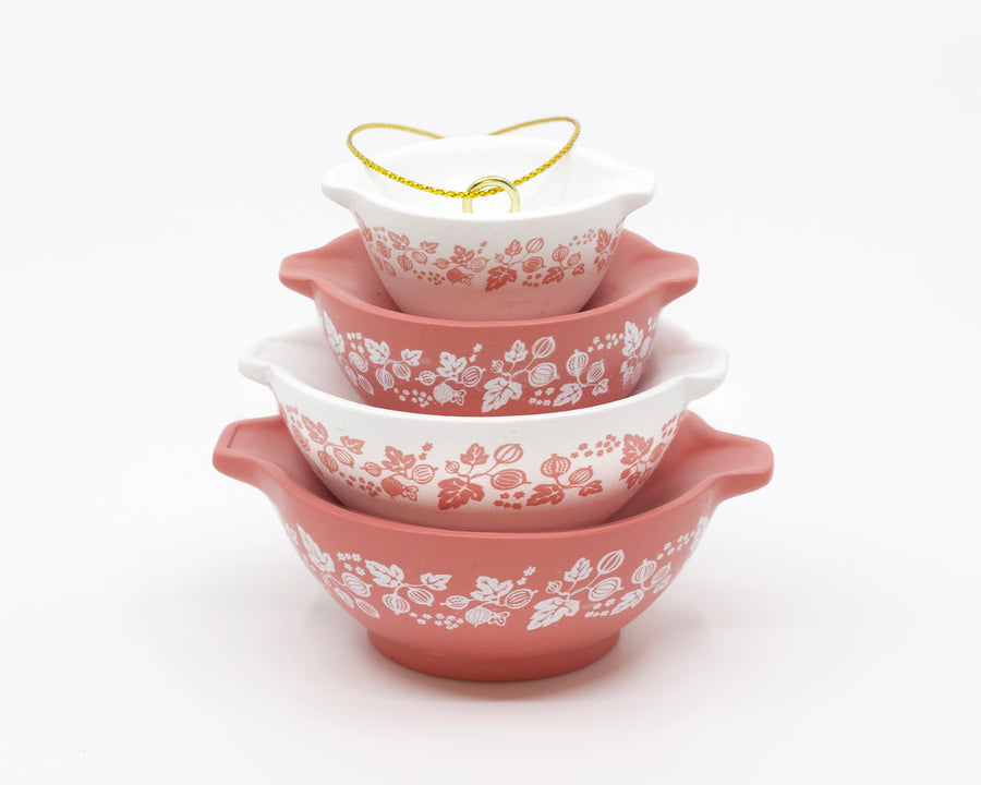 Mini Pyrex-Inspired Gooseberry Cinderella Bowl Ornament