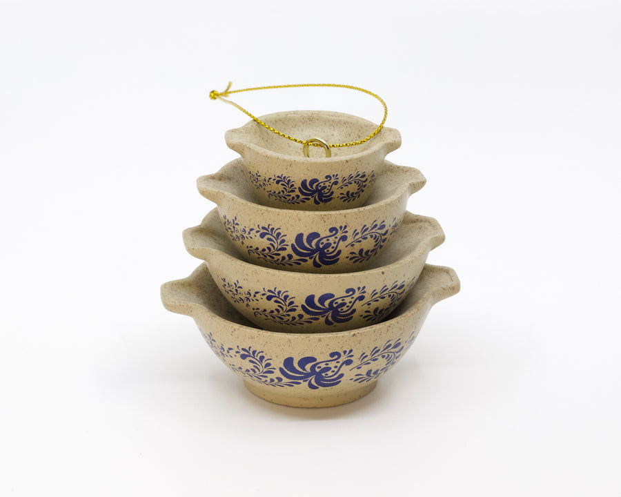 Mini Pyrex-Inspired Homestead Cinderella Bowl Ornament