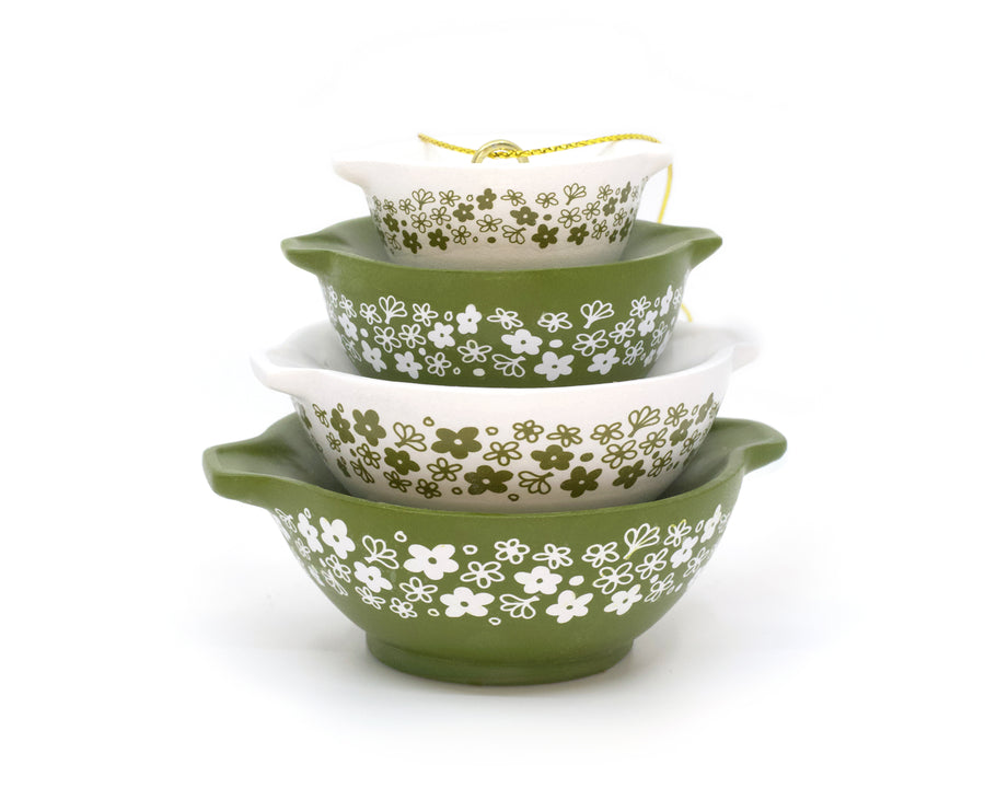 Mini Pyrex-Inspired Spring Blossom Cinderella Bowl Ornament